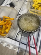 Olla freidora de 1,2L en acero inoxidable 304 alemán, compatible con cocinas de vitrocerámica e inducción + Envío gratis + obsequio gratis
