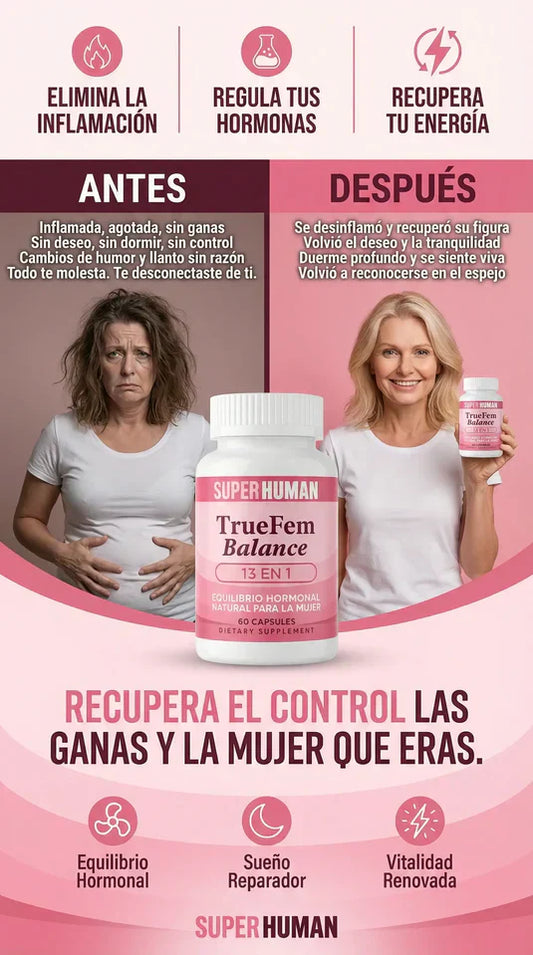 TrueFem BalancePro para el Equilibrio Hormonal (60 Cápsulas) + ENVIO GRATIS