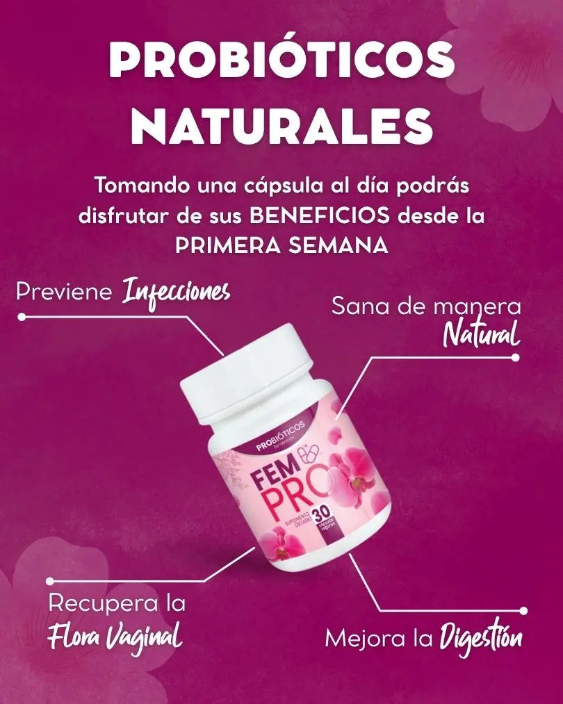 PROBIOTICO FEMPRO NATURAL + ENVIO GRATIS