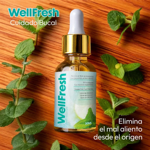 😮‍💨WELL FRESH™ | GOTAS NATURALES PARA EL MAL ALIENTO + ENVIO GRATIS🚚