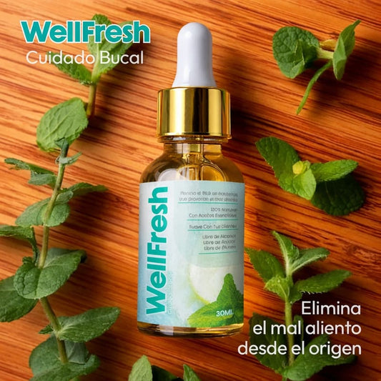 😮‍💨WELL FRESH™ | GOTAS NATURALES PARA EL MAL ALIENTO + ENVIO GRATIS🚚