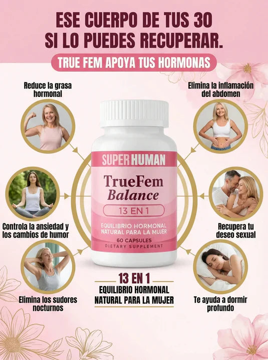 TrueFem BalancePro para el Equilibrio Hormonal (60 Cápsulas) + ENVIO GRATIS