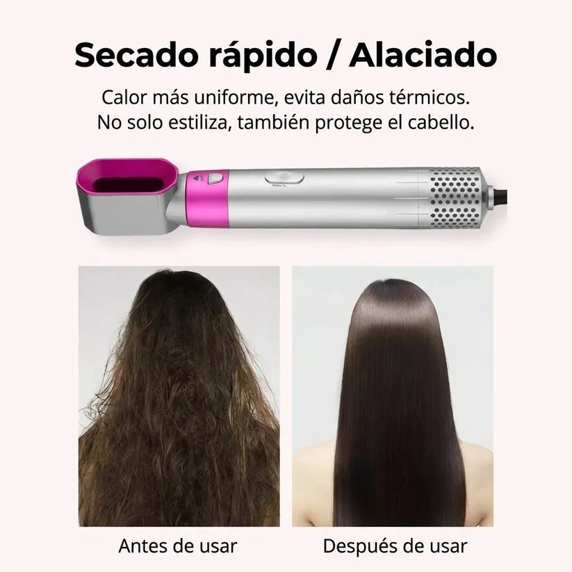 🔥Cepillo 5 en 1 Anti-Frizz Pro ✨ Cabello Perfecto en Minutos🔥