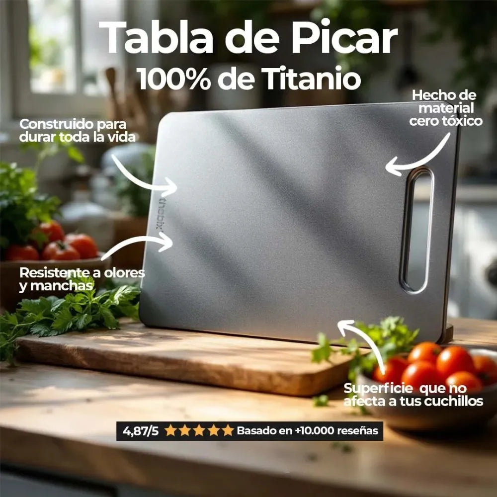Ultimas Unidades 🎁Tabla de Titanio Para Cortar🎁ENVÍO GRATIS🎁