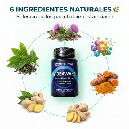 WIDEAWAKE 6 EN 1 | ENERGIA · FOCO · VITALIDAD NATURAL + ENVÍO GRATIS 😉