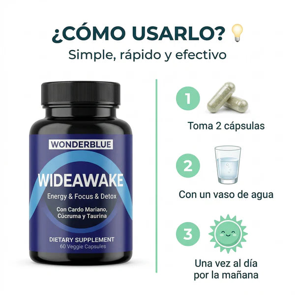 WIDEAWAKE 6 EN 1 | ENERGIA · FOCO · VITALIDAD NATURAL + ENVÍO GRATIS 😉