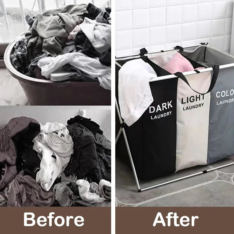 👕ORGANIZADOR DE LAVANDERIA TRIPLE + ENVIO GRATIS 🚚