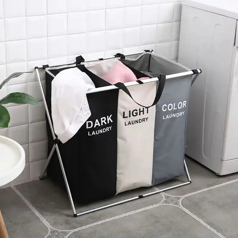 👕ORGANIZADOR DE LAVANDERIA TRIPLE + ENVIO GRATIS 🚚