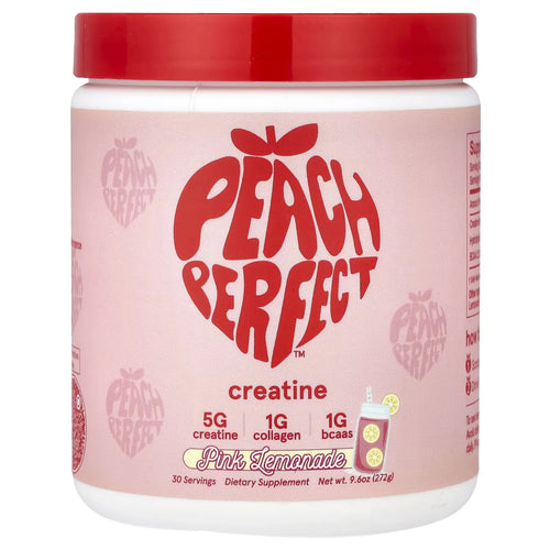 🏋️‍♀️Creatina Peach Perfect Pink Lemonade – Ganancia Muscular Femenina + Energía + Colágeno | ENVIO GRATIS